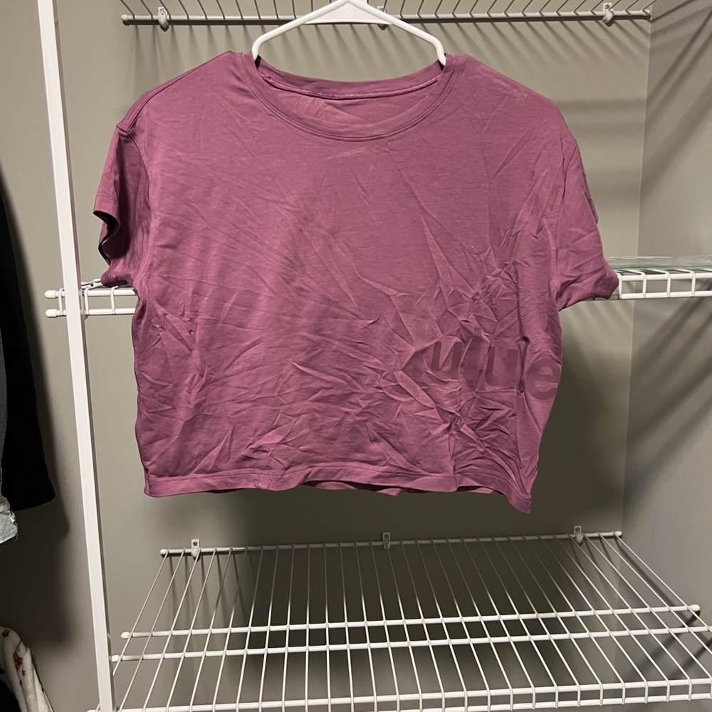 lululemon athletica Purple Crop Top